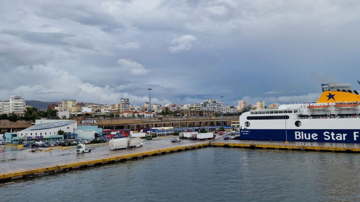 Blue Star Ferries sail to the Dodecanese islands, including Kasos, from terminal E1 at Piraeus Port, Athens