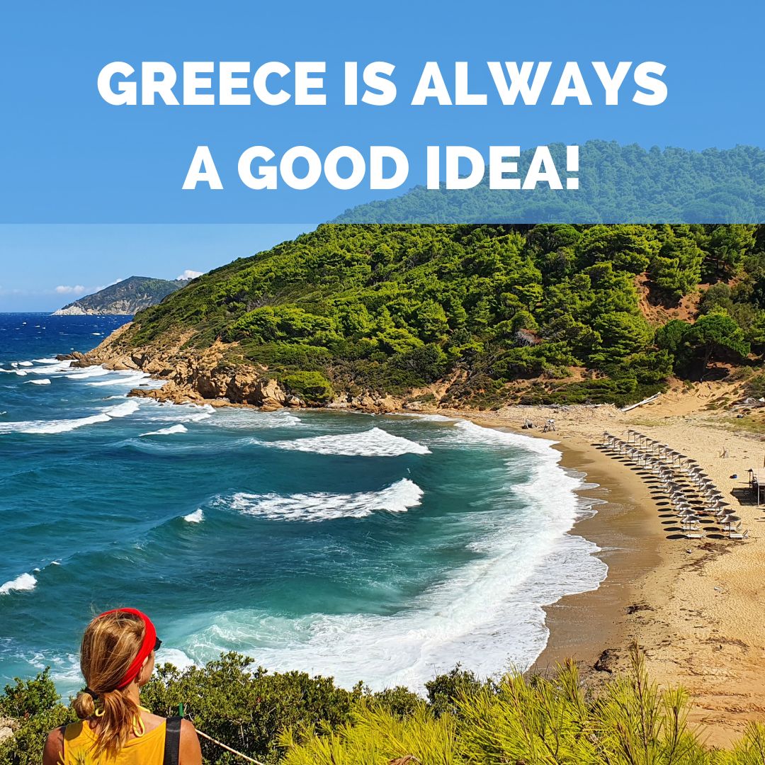 Greece is always a good idea caption for instagram
