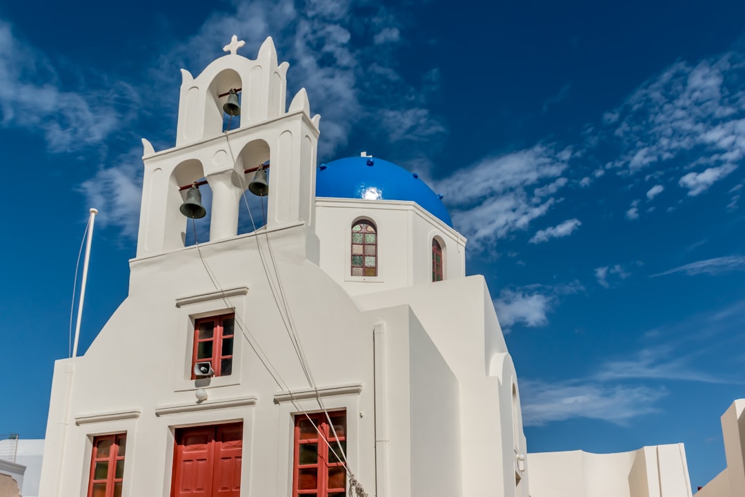 A church in Oia, Santorini, Greece